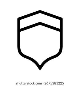 Shields Icon Vector Symbol Design Illustration