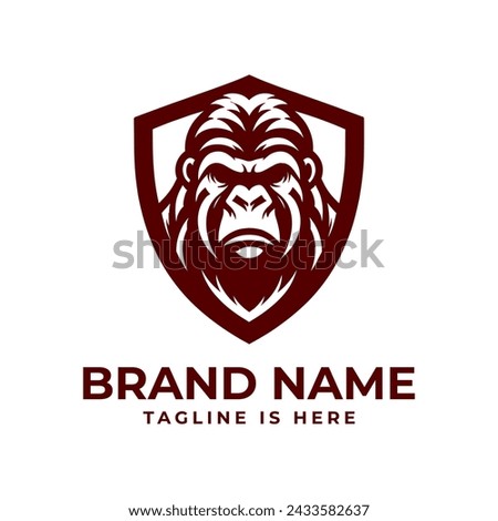 The shield-shaped gorilla logo represents strength, protection, and resilience, embodying power and guardianship in a bold and imposing design.