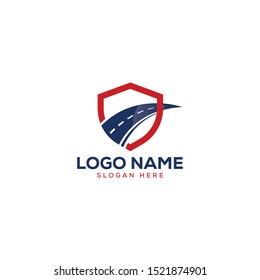 Shield/transport logo design template full vector EPS 10