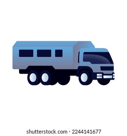 shift bus vector icon horizontal