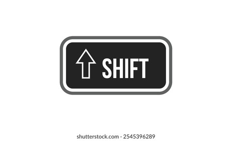 Shift computer key button on white background. flat style. Shift button symbol. Find the support type and plan that works best for your needs.