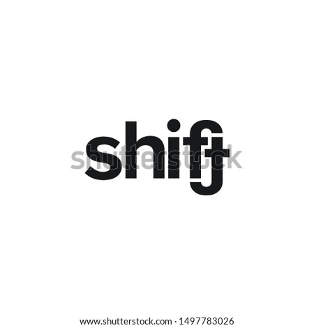 SHIFT Creative typography logo design