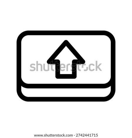 Shift Icon Vector Symbol Design Illustration