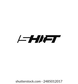 Letra de turno, espacio negativo. Diseño de logotipo de marca.