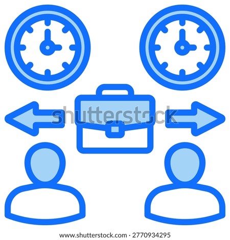 Shift Planning Icon Vector Illustration For Design.