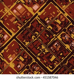 Shifted diagonal tiles - vector seamless pattern
