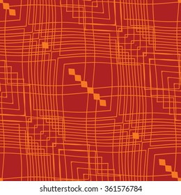 shifted lines - two color abstract vector seamless pattern