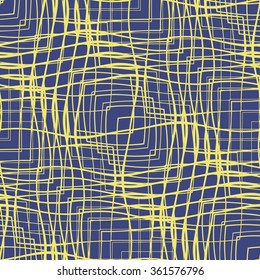 shifted lines - two color abstract vector seamless pattern