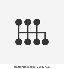 Shifter icon illustration isolated vector sign symbol
