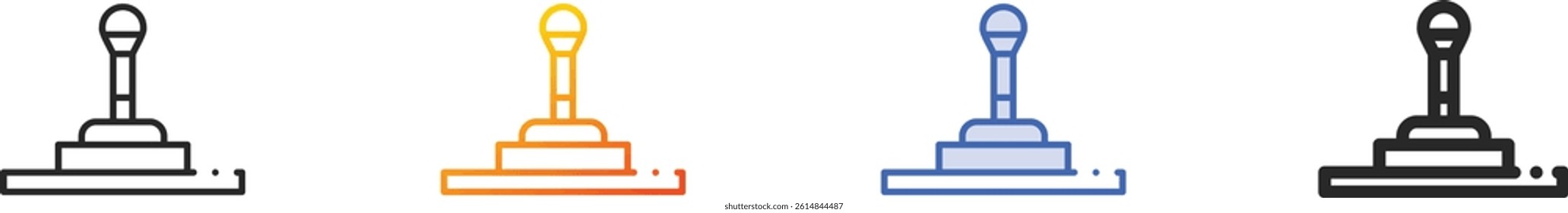 shifter icon.Thin Linear, Gradient, Blue Stroke and bold Style Design Isolated On White Background