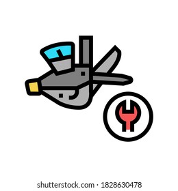 shifters repair color icon vector. shifters repair sign. isolated symbol illustration