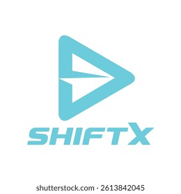 Shiftx logo design and company vector template 