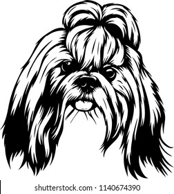 1,348 Shih Tzu Vector Images, Stock Photos & Vectors 