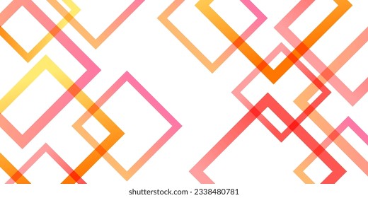 Shikaku Orange Pink Japanese Pattern Background