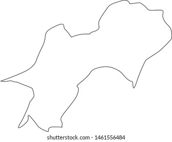 Shikoku Region Map In Japan