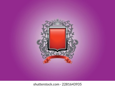 shild vector badges and stickers vector. Shild badges. Vector badge and labels. Vector illustration.gold colour shild and frame, 3d shild.