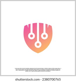 Diseño de logotipo con un concepto único Vector Premium