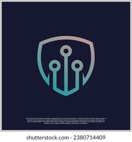 Diseño de logotipo con un concepto único Vector Premium