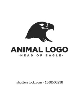 SHILOUET HEAD OF HAWK DESIGN LOGO