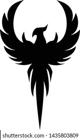 Shilouet Heraldic Phoenix Logo Simple