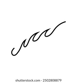 Vector de elemento Abstractas dibujado a mano Shilouette