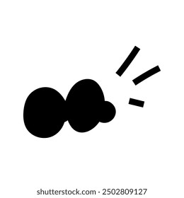 Shilouette Hand Drawn Abstract Element Vector