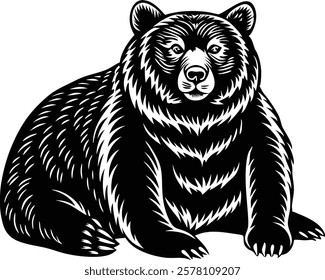 Shilute  Bear isolated on the white background 