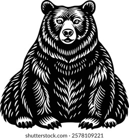 Shilute  Bear isolated on the white background 