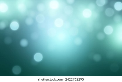 Shimmering Blue Holiday Glow in Abstract Background Bokeh Circle Pattern, Vector eps 10 illustration bokeh particles, Backgrounds decoration