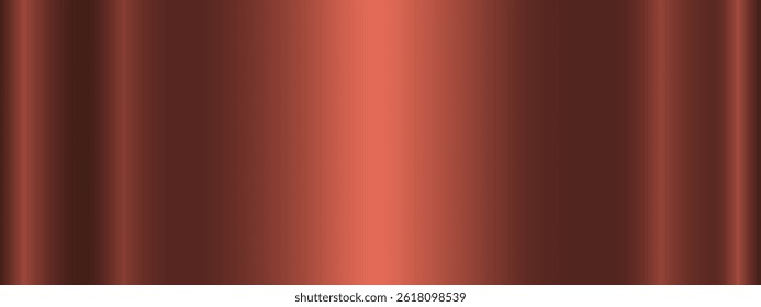 A shimmering brown metallic gradient. Abstract background with gradient effect, metallic, foil texture. Vector illustration.