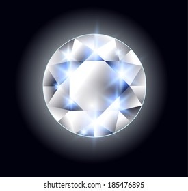 Shimmering diamond background 