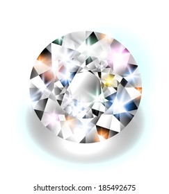 Shimmering diamond background 