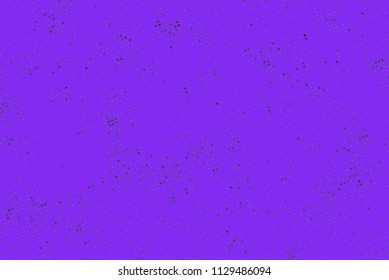 Shimmering dots on purple background. Bright festive pattern. Abstract backdrop with halftone effect Vector illustration