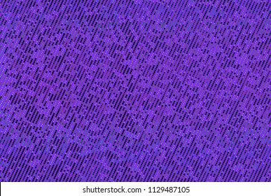 Shimmering dots on purple background. Bright festive pattern. Abstract backdrop with halftone effect Vector illustration