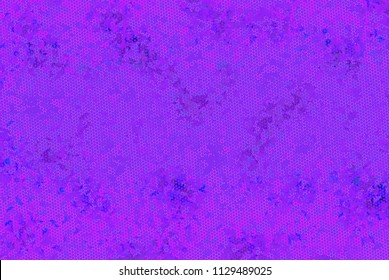 Shimmering dots on purple background. Bright festive pattern. Abstract backdrop with halftone effect Vector illustration