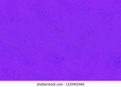 Shimmering dots on purple background. Bright festive pattern. Abstract backdrop with halftone effect Vector illustration
