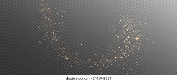 Shimmering Dust. Bokeh Lights. Festive Designs. Png dust light. Bokeh light lights effect background. Christmas background of shining dust. Christmas glowing light confetti and spark overlay.