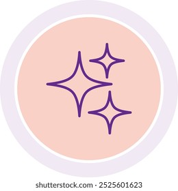 Icono brillante del brillo que representa la chispa, el brillo y el glamour, perfecto para realzar celebraciones, festividades y proyectos creativos con un toque de deslumbramiento y elegancia