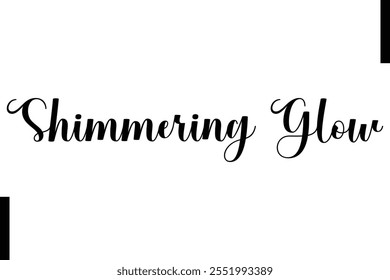 Shimmering Glow text christmas holiday quotes istalist typography 