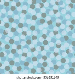 Shimmering, glowing background with circles. Vector illustration. The effect of a blurred backdrop.