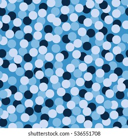Shimmering, glowing background with circles. Vector illustration. The effect of a blurred backdrop.