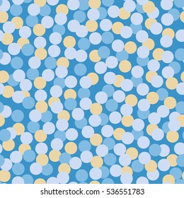 Shimmering, glowing background with circles. Vector illustration. The effect of a blurred backdrop.