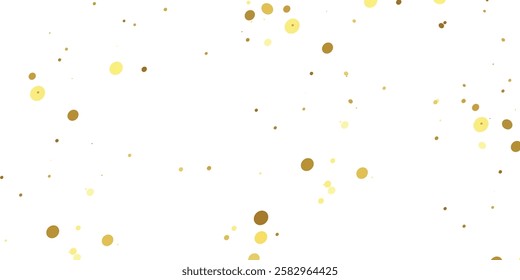 "Shimmering Golden Particles and Glittering Confetti Dancing Lightly on a Clear Transparent Background, Creating a Magical and Opulent Atmosphere for Any Occasion"
