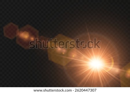 Shimmering star flash glows softly in minimal compositions. Lens flare streaks burst brightly across light gradients. Abstract sunlight effect surrounds space with radiant energy. Sparkling flare line