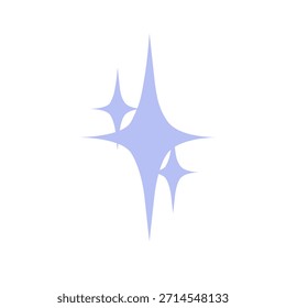 Shimmering starburst sparkle effect with soft blue glow for celebratory designs and magical moments.
