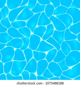 Shimmering Water Surface Pool Seamless Sea Stock Vector (Royalty Free ...