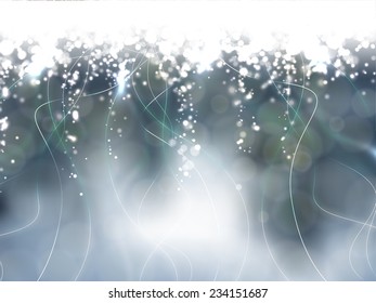 Shimmering Winter Backdrop