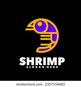 Shimp line simple logo design