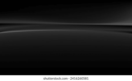 A shine black color gradient background texture. Modern abstract pattern design illustration for artwork, wallpaper, template, banner, poster, cover, decoration, backdrop, web