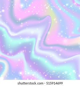 Shine bright holographic background for trendy design